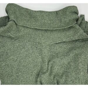 Aeropostale Soft Cowl Neck Sweater Green Long Sleeve Oversized Womens Size Small